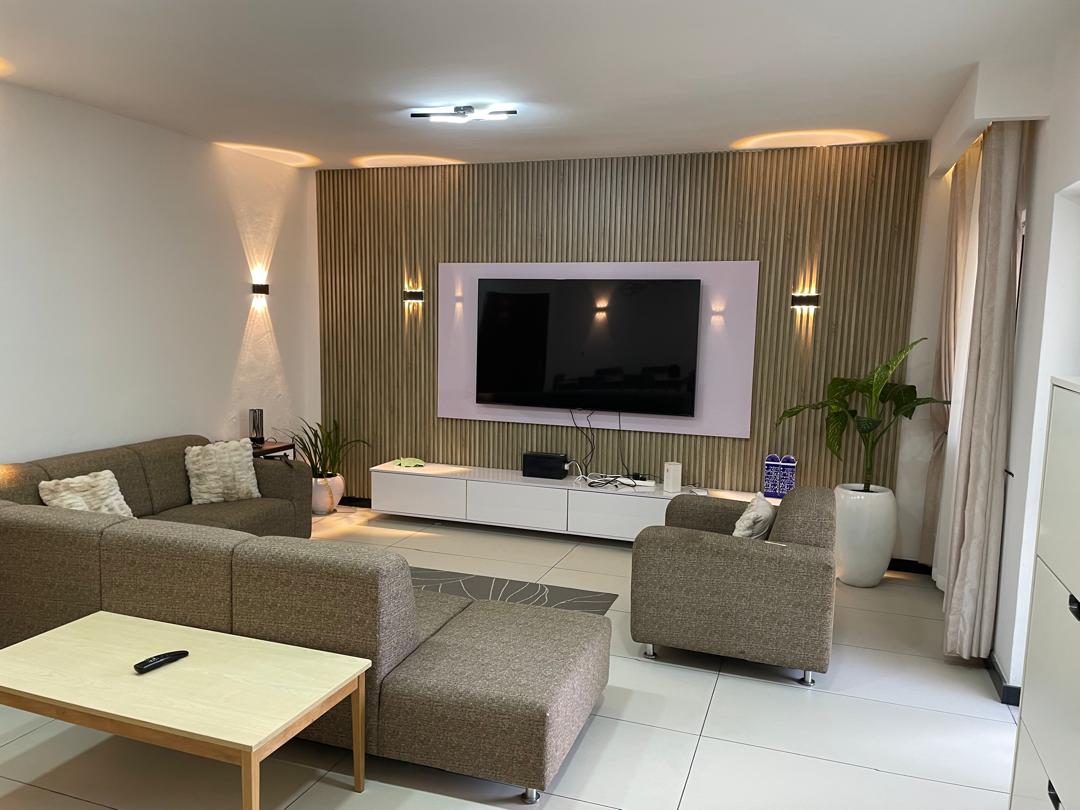 Living Room Media Wall, temporary portfolio concept
